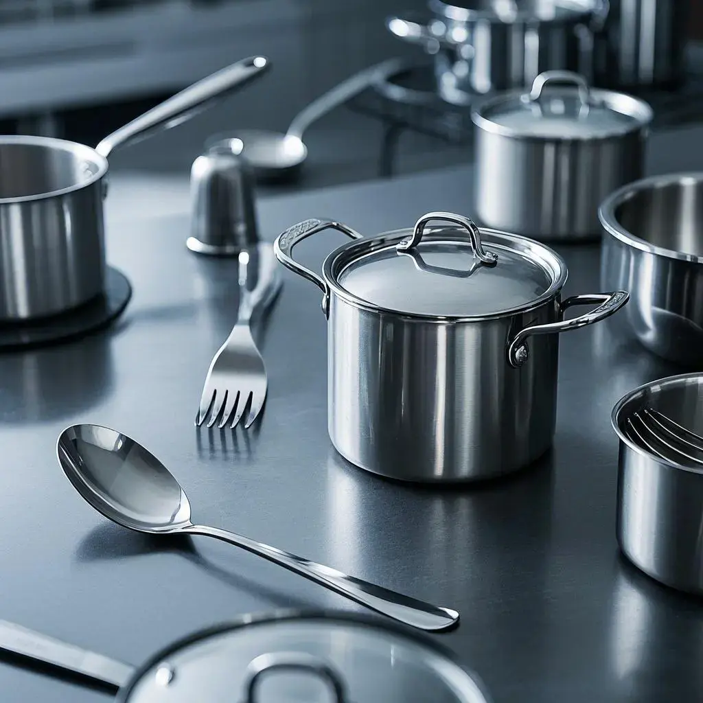Đồ dùng bằng thép không gỉ dụng cụ nhà bếp